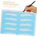 minkissy 8 Pairs Tools Stencils For Eyebrow Shaping Eyebrow Practice Skin Thrush Card Shaping - Buy Online on GoSupps.com
