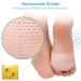 High Heel Insoles for Women | Silicone Gel Forefoot Pads for Blister Care & Pain Relief - 1 Pair Silica White - Buy Online on GoSupps.com