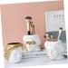 NOLITOY Cosmetic Brush Organizer 1pc David Makeup Brush Bucket Toothbrush Holder Multifunction Makeup Brush Organizer 10.5x10.2cm Golden - Buy Online on GoSupps.com
