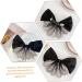 Beaupretty Bow Hairpin Hair Accessory for Women Xmas Bowknot Ribbon Hair Bow Black Barrettes Makeup Hair Clips Girls Hair Clips Black Bows Ponytail Clip Girl Bows Temperament Fabric Headband - Buy Online on GoSupps.com
