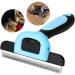 Maikehigh Fell Care Tool for Small Medium-sized and large dogs and cats with a short or long fur.Reduces hair loss drastically in just a few minutes (L) L blue