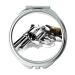Mirror makeup mirror gun auction Round Mirror all gun pocket mirror portable mirror