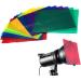 Coloured Overlays Transparent Colour Film Plastic Films - 20 x 20 cm - Pack of 8