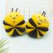 Cute Bee Bath Sponge Set - Cartoon Animal Loofah Pouf Scrubbers for Men and Women - Buy Online on GoSupps.com