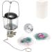 Lixada Mini Propane Camping Lantern with 2 Mantles | Portable Gas Light for Travel, Hiking, Backpacking - Buy Online on GoSupps.com