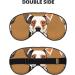 Cute Animal Farm Dog Print Double-Sided Eye Mask Soft and Light Blocking for Enhancing Sleep Quality - Buy Online on GoSupps.com