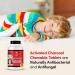 Kids Chewable Activated Charcoal Tablets | Natural Vegan Non-GMO | Teeth Stomach Gas Nausea Relief | USP Food Grade | 135 ct - Buy Online on GoSupps.com