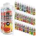 C.P.Sports beverage syrup for mineral drink i syrup sugar-free for vital drink pink grapefruit with vitamins i beverage concentrate for mixing with water for sports drink I 2 liter + 2 pump donor pink grapefruit 1 l (2 Pack)