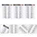 FOMIYES 9 Sheets Waterproof Eyebrow Stickers Black Stickers Eyebrow Transfers for Women Artificial Eyebrow - Buy Online on GoSupps.com