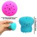 Duruan Silicone Facial Cleansing Brush + Massager - Octopus Shape, Deep Cleaning & Exfoliating Skin Massage (Blue+Red, 2Pcs) - Buy Online on GoSupps.com