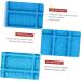 NUOBESTY Chocolate Candy Molds Chocolate Molds 2pcs Mold Silica Gel 3D Chocolate Candies Self Made Resin Molds Dominoes Resin Moulds Bluex2pcs 20.5X8.5X0.8CMx2pcs - Buy Online on GoSupps.com