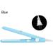 Buy Ceramic Mini Hair Curler & Straightener - 2 in 1 Travel Size Flat Iron for Short Hair - Fast Heating Tourmaline Plates - Sky Blue - Buy Online on GoSupps.com