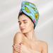 Hair Towel Wrap - Quick Drying Cartoon Avocado Hair Turban with Button | Ultimate Hair Care Solution - Buy Online on GoSupps.com