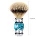 Grandslam Finest Badger Shaving Brush with Resin Handle - Blue - Buy Online on GoSupps.com