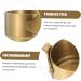 Zerodeko Metal Bowls 2pcs Sauce Milk Cup 304 Stainless Steel Sauce Plate Household Milk Warmer Pot 8.5X5.3X3.2CMx2pcs Goldenx2pcs - Buy Online on GoSupps.com