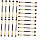 Beavorty 100 Pcs Double Ended Eyeshadow Brush Eye Brush for Eyeshadow Makeup Brush for Women Eyeshadow Makeup Brush Eyeshadow Brush for Women Eye Makeup Kit Eye Brush for Makeup 12.50X0.50X0.50CMx5pcs Goldenx5pcs - Buy Online on GoSupps.com