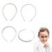 Pearl Hair Hoop | White Faux Pearl Rhinestones Hairbands - Elegant Wedding Headwear Hair Accessories Faux Pearl Rhinestones Hairbands for Wedding