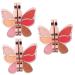 FOMIYES 3 Pcs Eyeshadow Palette Creamy Eyeshadow Glitter Eye Shadow Cheek Blusher Girl High Pressure Tray 1 count (Pack of 1) As Shown 2x3pcs