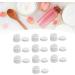 Yosoo 5g Round Clear Plastic Jars 10Pcs | Leak Proof & Portable Cream Containers | Refillable & Reusable Lotion Ointment Jars - Buy Online on GoSupps.com