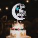 Auteby Two The Moon Cake Topper - Baby Shower 2nd Birthday Party Decorations Supplies (Silver) - Buy Online on GoSupps.com