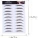 4pcs Eyebrow Stickers Waterproof Makeup Peel off Brow 6d Hair-like Eyebrows Stickers Transport Tool 21x15cm Brown - Buy Online on GoSupps.com