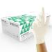 Unigloves Unicare Latex Disposable Gloves - Multipurpose Powder Free Examination Gloves - Box of 100 Gloves Natural Extra Small (GS0011) White Latex - Powder Free XS