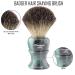 Haryali London Men's Shaving Set - 3 Blades Pure Black Badger Hair Brush Bowl & Stand | Premium Shaving Kit for The Ultimate Grooming Experience - Buy Online on GoSupps.com