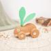 Korko Run Bunny Pull-Along Rabbit | Eco-Friendly Cork & Wood Toy for Toddlers | Enhances Fine Motor Skills & Coordination - Buy Online on GoSupps.com