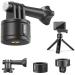 Tripod Mount Accessories for Gopro Hero - Go Quick II Basic Set Magnetic Quick Release Adapter for Tripod/Bike/Helmet/Clamp Clip Mount/Suction Cup Compatible with Gopro 10 9 8 7 6 5 Black insta360 GQII-2