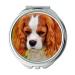 Mirror Compact Mirror Dog Cavalier King Charles Spaniel Funny Pet Animal pocket mirror portable mirror
