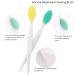 LUTER 6pcs Silicone Exfoliating Lip Brush | Double-Sided Cleaning Tool for Smooth Skin | Assorted Colors - Buy Online on GoSupps.com