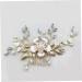 Beatifufu 1 PC Rhinestone Hair Comb Rhinestone Hair Clip Pearl Hair Barrettes Bridal Headpiece Pearl Hair Pin Hair Comb for Bride Tiara for Bride Wedding Pearl Hair Clip Rhinestone Barrettes - Buy Online on GoSupps.com