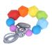 Safe & Vibrant Baby Teething Chew Necklace | Food Grade Silicone Teether - Style 1 - Buy Online on GoSupps.com