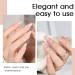 2Pcs Milky White & Sheer Nude Pink Gel Nail Polish Set | 15ml Translucent Soak Off UV Gel for DIY Manicure at Home - Buy Online on GoSupps.com