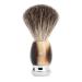 M HLE VIVO Brown Horn Resin 4-Piece Pure Badger Razor Set | Premium 3-Blade Shaving Kit for Smooth Shave - Buy Online on GoSupps.com