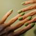 24pcs Square False Nails Short Stick on Nails Green Press on Nails Removable Glue-on Nails Fake Nails Women Girls Nail Art Accessories