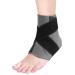 ANGGREK Ankle Guard Grey Ankle Guard with PE Pressure Plate (Foot Guard) One Size (Two Packs)
