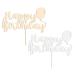 Alsino Personal Cake Topper Sustainable Wooden Decor for Weddings Birthdays Baptisms & More | LA-65 Happy Birthday Balloon - Buy Online on GoSupps.com