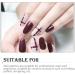 dijiusidy Nail Art Stickers Self-Adhesive Fingernail Decal with Strap Glue DIY Art Decor Full Cover Manicure Kits for Women Girls YMX220 - Buy Online on GoSupps.com