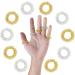Finger Massage Rings - Sensory Hand Acupressure Therapy | Gold & Silver - International Shipping Available - Buy Online on GoSupps.com