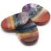 Seven Chakra Rainbow Worry Stone | Healing Crystals Gift for Stress Relief | Perfect Birthday or Anniversary Stocking Filler - Buy Online on GoSupps.com