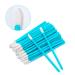 Lunamoon 100 Microburtens & 100 Cotton Swabs + 50 Mascara & 50 Lip Gloss Brushes - Blue Eyelash Extensions Set | International Shipping Available - Buy Online on GoSupps.com