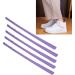 Comfortable Long Handle Shoe Puller Tool | 5-Part Non-Slip Shoe Aid for Seniors | Extra Long Purple Handle - Buy Online on GoSupps.com