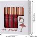 Rouge L vres Matte | Cosm tiques Glac s 12 Couleurs | Rouge L vres en Pot Non Collant - Pour Shopping R paration Femmes Fille Voyage D placement Professionnel Sc ne Rendez-vous et Tube dor  - Buy Online on GoSupps.com
