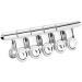 LANTRO JS Stainless Steel Nail Tip Clips 2 1.2 0.7 inches Nail Extension Quick Building Nail Tips Clip Nail Extension Clips Multifunctional Nail Art Accessories