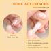 Saviland 500pcs Long Clear Fake Coffin Nails Tips with 4-in-1 Nail Glue Gel Kit - Natural Almond Gel X Tips - Buy Online on GoSupps.com
