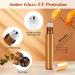 Belicoo 10ml Empty Roll-On Bottles - 15 Pack Brown Glass Essential Oil Rollers with Pipette & Stainless Steel Balls for Perfumes Aromatherapy & Massage - Golden Lid - Buy Online on GoSupps.com