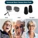 Emageren 12 Pairs Self-Adhesive Anti-Slip Nose Pads for Glasses - Black 1mm Eyewear Sponge Pads for Sunglasses & Eyeglasses - Buy Online on GoSupps.com