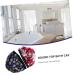 FOMIYES Silk Hair Bonnet Set - Shower Cap Hair Bands for Women - Blue Satin Head Scarf - Shower Accessories for Hair Loss - 2pcs - Buy Online on GoSupps.com
