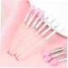 10pcs Lip Mask Brush Set - Silicone Lipstick Applicators & Makeup Wands | Portable Eye Shadow & Brow Brushes - Best for Lip Balm & Makeup - Buy Online on GoSupps.com